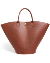 Longchamp - Extra-Large Leather Épure Tote Bag - Lyst