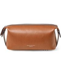 Aspinal of London - Leather Mount Street Wash Bag - Lyst