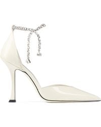Jimmy Choo - Stevie 100 Patent Leather Pumps - Lyst