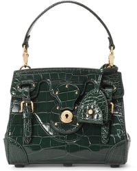 Ralph Lauren - Alligator Leather Ricky 18 Top-Handle Bag - Lyst