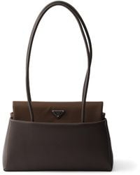 Prada - Medium Leather Passage Top-Handle Bag - Lyst