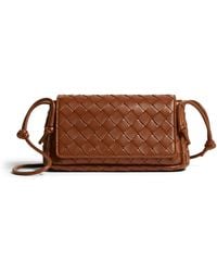 Bottega Veneta - Leather Notturno Cross-Body Bag - Lyst