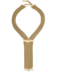 Jimmy Choo - Crystal-Embellished Zandra Necklace - Lyst