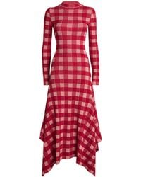 Ami Paris - Cotton Jacquard Maxi Dress - Lyst