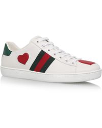 gucci heart dagger ace sneakers