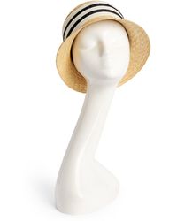 Eliurpi - Straw Ribbon Sailor Bucket Hat - Lyst