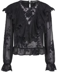 PAIGE - Silk Akari Blouse - Lyst