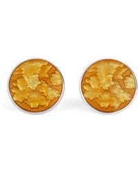 Deakin & Francis - Sterling Summer Haze Enamel Cufflinks - Lyst