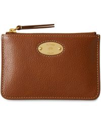 Mulberry - Logo Plaque Coin Pouch - Lyst