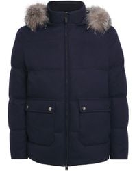 Canali - Cashmere Down Puffer Jacket - Lyst
