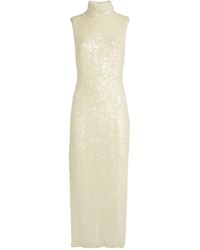 LAPOINTE - Sequinned Maxi Dress - Lyst