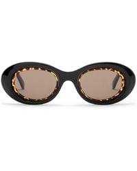Loewe - Mini Anagram Oval Sunglasses - Lyst