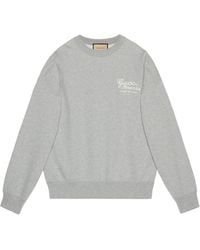 Gucci - Cotton Logo Sweatshirt - Lyst