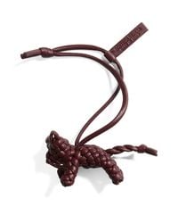 Bottega Veneta - Leather Intrecciato Cat Charm - Lyst