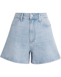 PAIGE - Dani High-Rise Denim Shorts - Lyst
