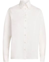 Eleventy - Stretch-Cotton Shirt - Lyst