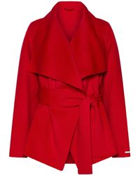 Marella - Virgin Wool Belted Coat - Lyst