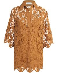 Zimmermann - Lace Coco Tunic Top - Lyst