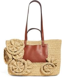 Ulla Johnson - Raffia Floral Lali Tote Bag - Lyst