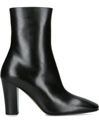 The Row - Cindy Leather Ankle Boots 85 - Lyst