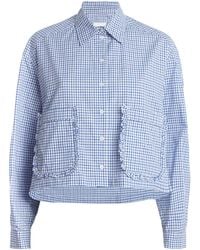 Claudie Pierlot - Cotton Check Shirt - Lyst
