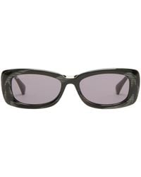 Max Mara - Acetate Rectangular Sunglasses - Lyst