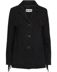 RIXO London - Suede Teagan Jacket - Lyst