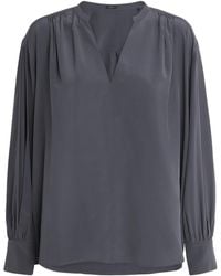 JOSEPH - Silk Blondel Blouse - Lyst