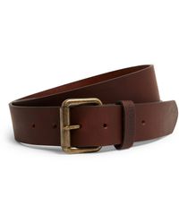 Barbour - Matte Leather Belt - Lyst