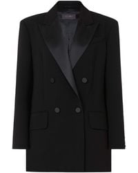 Max Mara - Satin-Lapel Blazer - Lyst