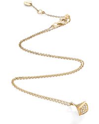 Marli New York - Mini And Diamond Cleo Rev Pendant Necklace - Lyst