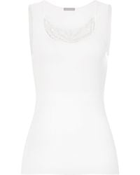 Hanro - Cotton Rosaria Tank Top - Lyst