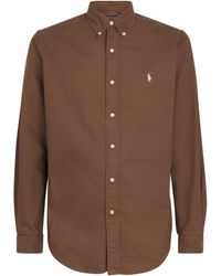 Polo Ralph Lauren - Cotton Garment-Dyed Oxford Shirt - Lyst
