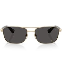 Burberry - Metal Pilot Sunglasses - Lyst