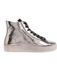 AllSaints - Leather Tana Sneakers - Lyst
