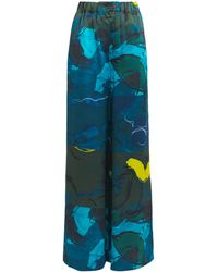 ROKSANDA - Nael Wide-Leg Trousers - Lyst