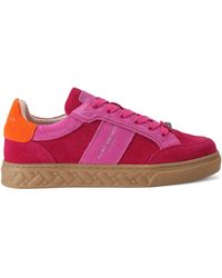 Kurt Geiger - Kurt Geiger Trainer Fuchsia Suede Kensington - Lyst