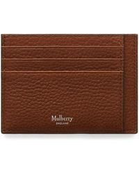 Mulberry - Grained Leather Card Holder - Lyst