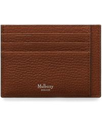 Mulberry - Grained Leather Card Holder - Lyst