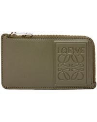 Loewe - Leather Anagram Card Holder - Lyst
