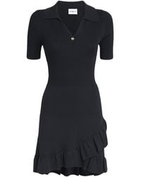 Claudie Pierlot - Knitted Polo Mini Dress - Lyst