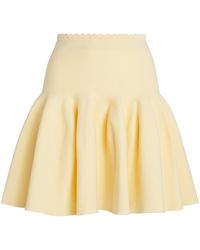 Sandro - Knitted Skater Mini Skirt - Lyst