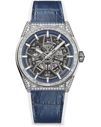 Zenith - Titanium And Diamond Defy Classic Watch 41mm - Lyst