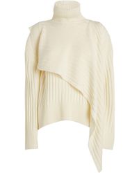 LE 17 SEPTEMBRE Wool Rollneck Sweater - White