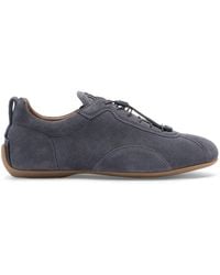 dunhill - Suede Automotive Davies Sneakers - Lyst