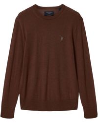 AllSaints - Merino Wool Mode Sweater - Lyst