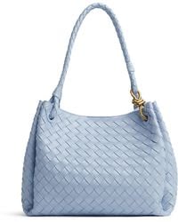Bottega Veneta - Large Leather Parachute Shoulder Bag - Lyst