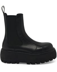 McQueen - Leather Sofa Chelsea Boots - Lyst