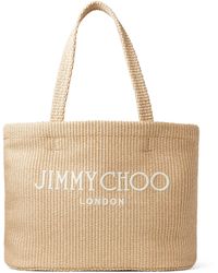 Jimmy Choo - Woven Beach Tote Bag - Lyst