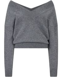 Tom Ford - Off-The-Shoulder Cashmere Sweater - Lyst
